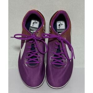 Brooks Mach 17 Track & field running cleats sneakers shoes purple 6.5